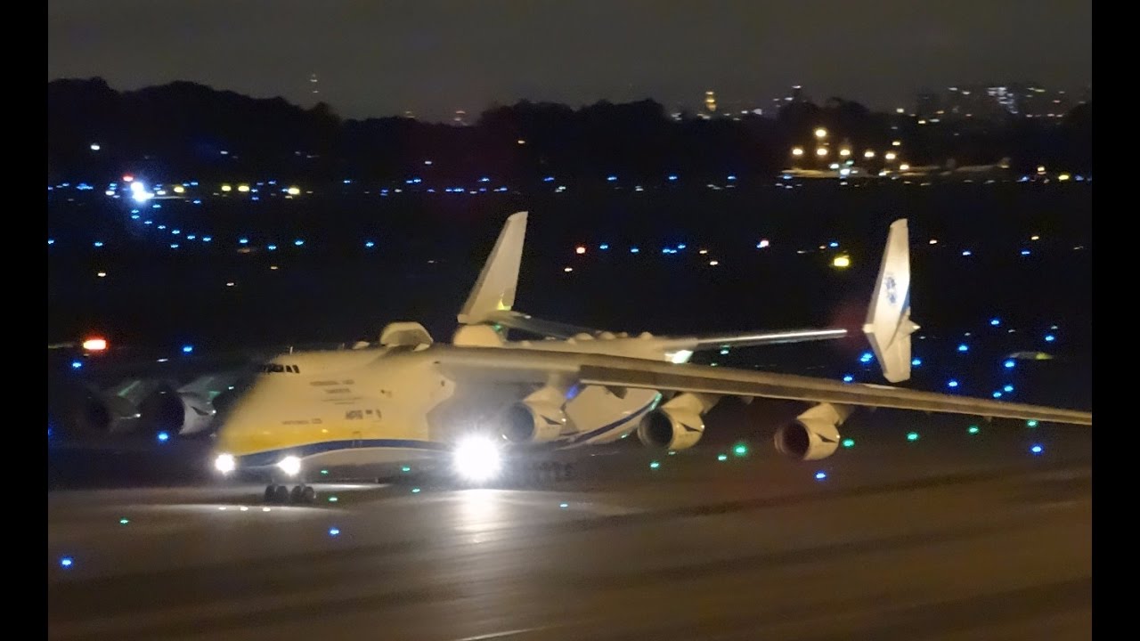 |HD| Antonov AN225 Decolagem de Guarulhos - O Maior Avião do Mundo