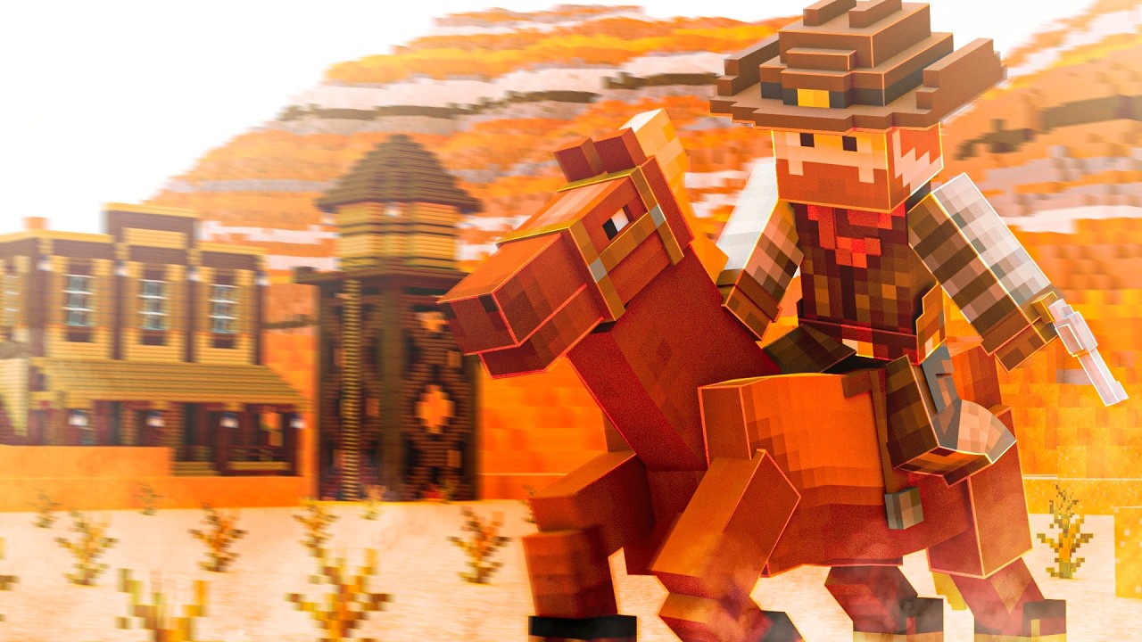 Ik Word Een ECHTE COWBOY In Minecraft Survival!