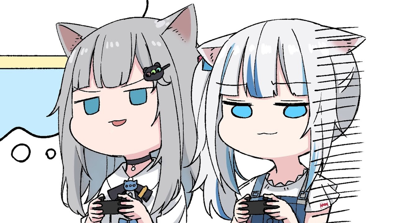 【手描き】お風呂に落としたピザを食べたぐら【がうるぐら/甘城なつき】