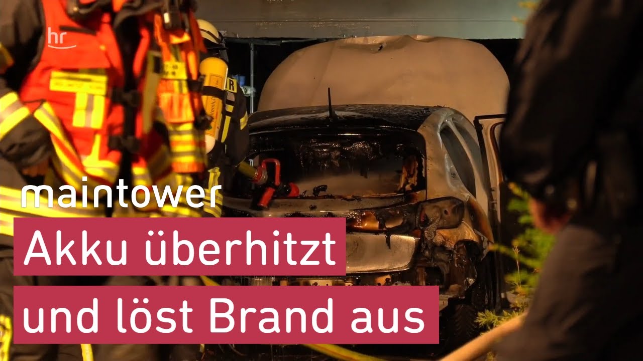 E-Auto brennt in Garage ab | maintower