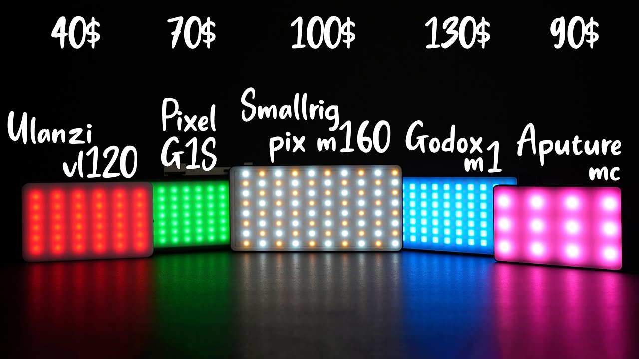 Mini RGB Lights WAR!! Best pocket light for Video?