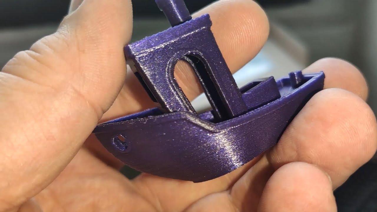Krátký extruder v3 - testy z PLA
