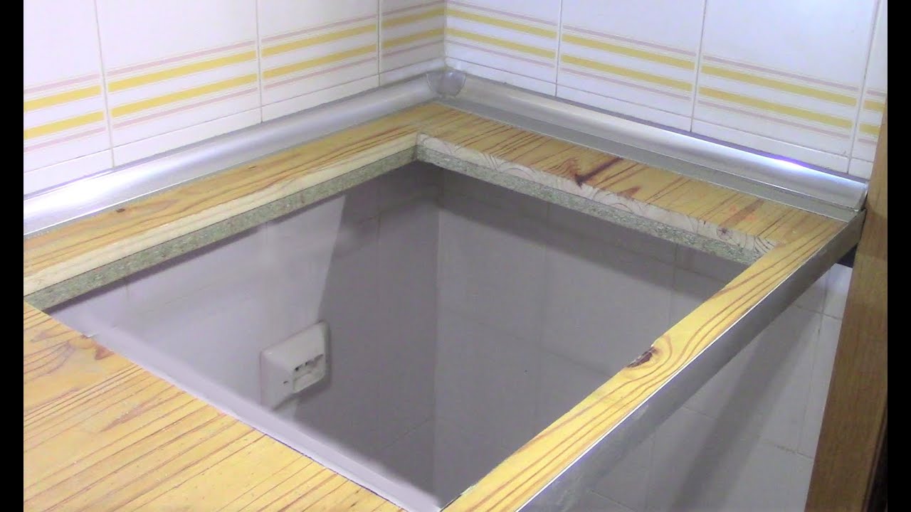 Instalar una placa de cocina. Parte 1 Hacer el encastre en la encimera