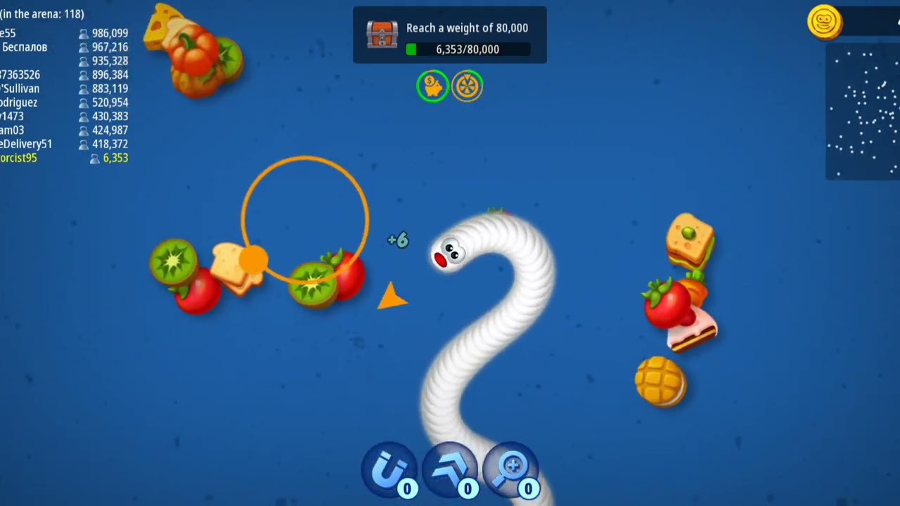 Worm Game &ndash; Addictive Snake Evolution Fun | Eat, Grow & Survive! #youtube #gaming