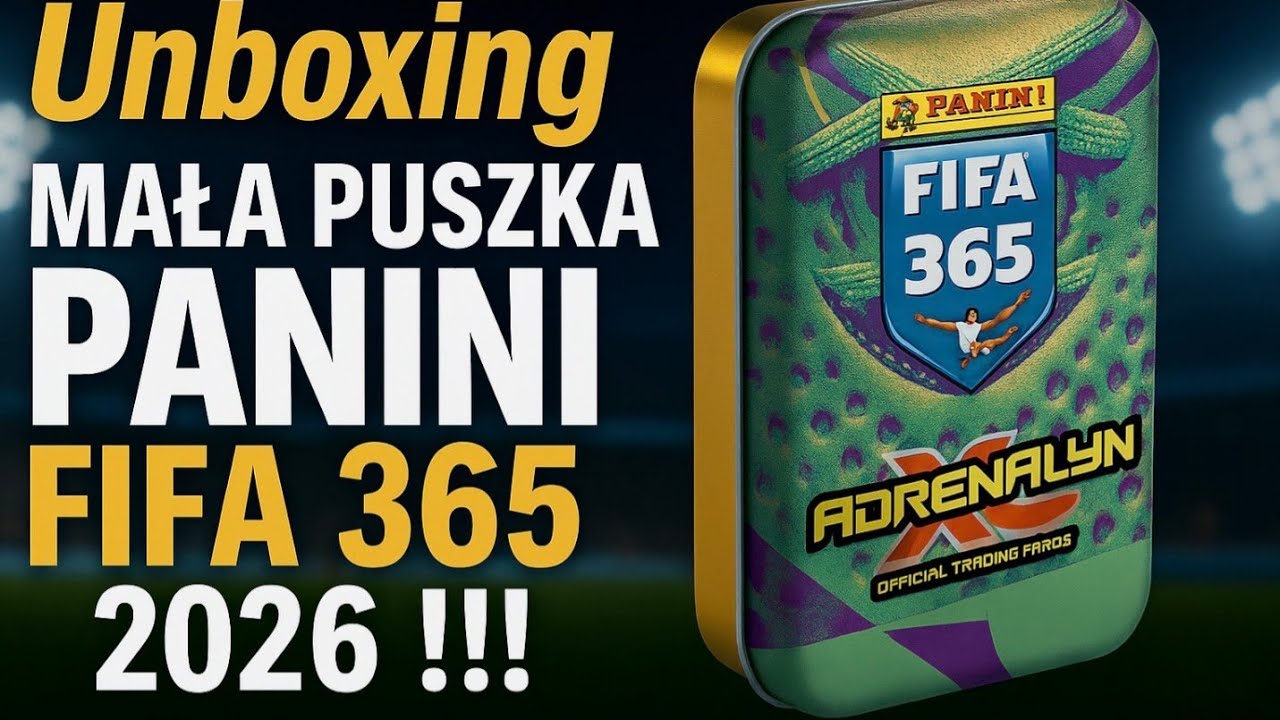 Mała puszka PANINI FIFA 365 2026 !!!