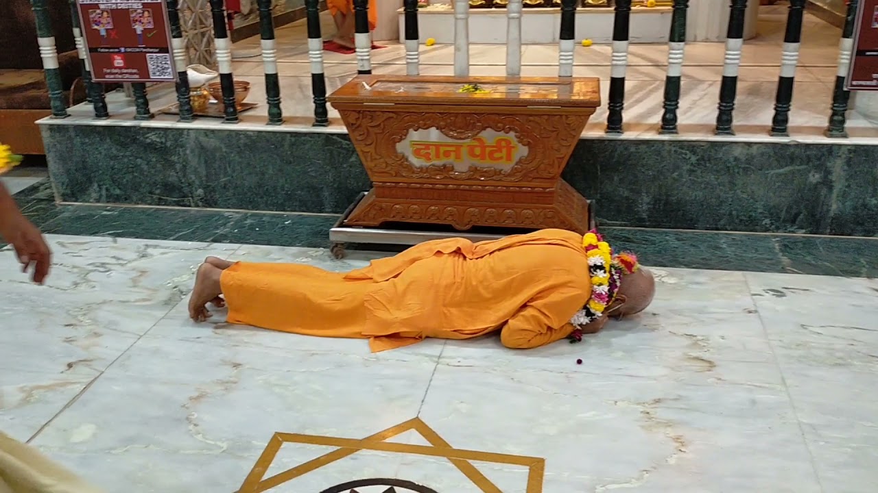 HH Loknath Swami Maharaj welcome to ISKCON Pandharpur 25.9.2021