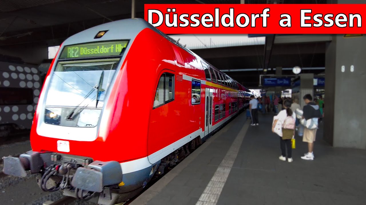 Así Es Viajar En Un Clásico Regional Alemán [Düsseldorf - Essen]