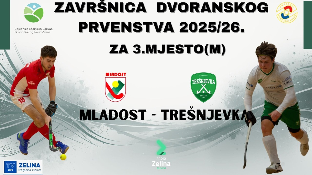 HAHK Mladost vs HK Trešnjevka  ** PH 2025 /2026   **  Seniori - ZA 3. MJESTO **    08.02.2026. 18:15