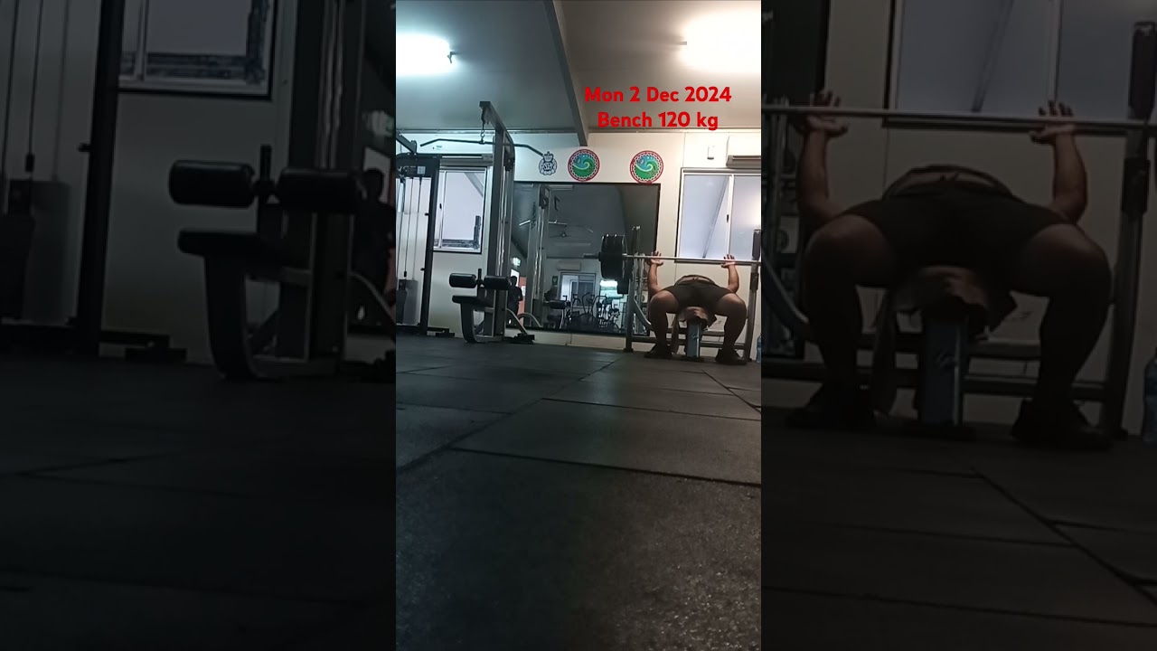Bench press 120 kg Dec 2, 2024