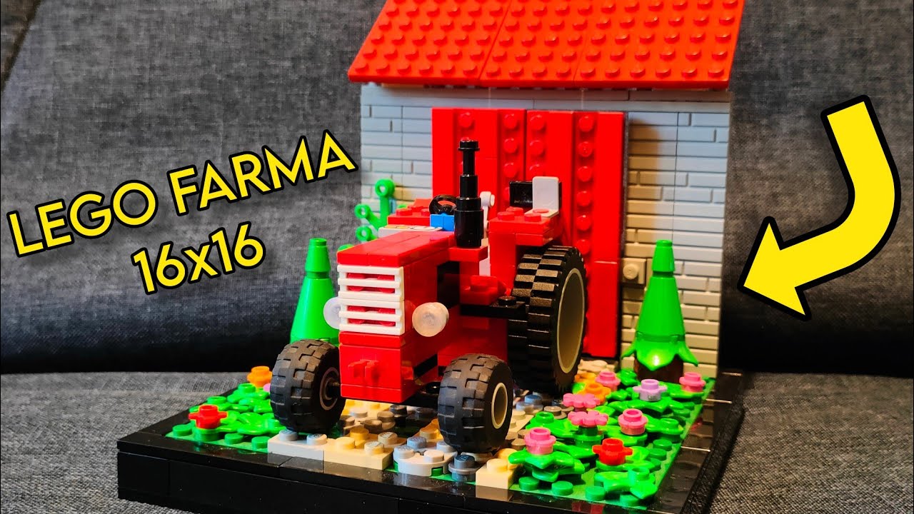 MINI GOSPODARSTWO Z LEGO?! / Lego Farma - Diorama 16x16 | Władymirec T-25