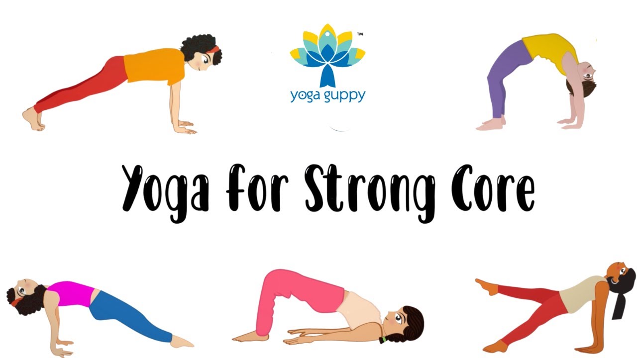 Yoga for Strong Core for Kids | Yoga for Children for Good Posture | Yoga Guppy