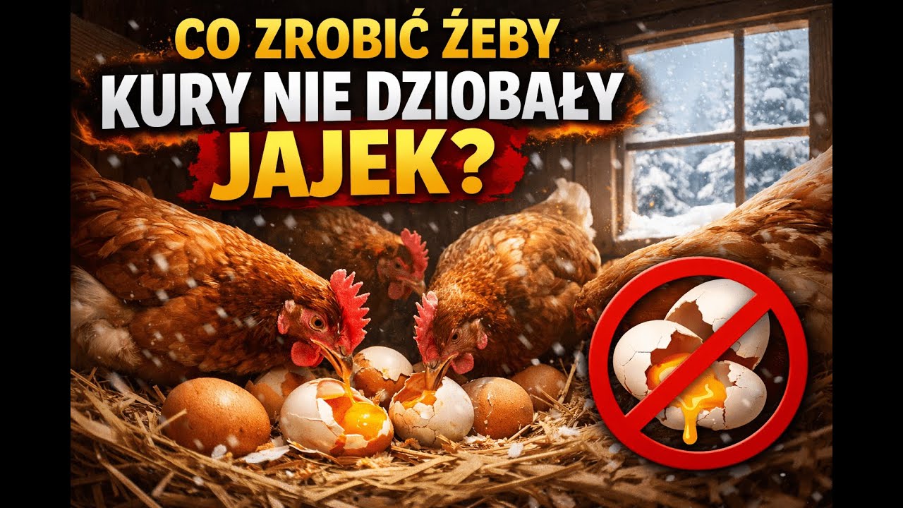 Odcinek 1813 KURY DZIOBIĄ JAJKA, JAK TEMU ZARADZIĆ? PORADY I SKUTECZNE SPOSOBY!