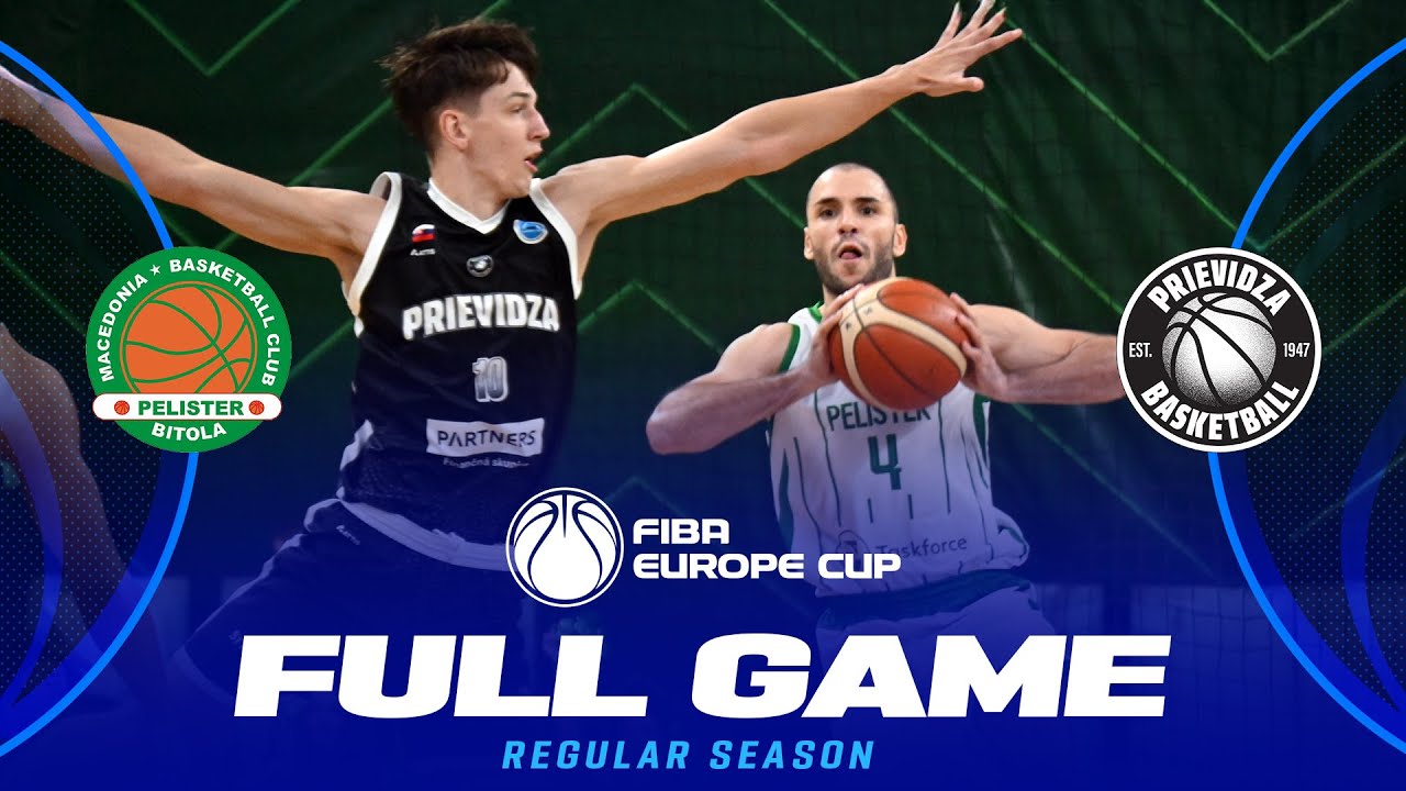 Regular Season | KK Pelister v BC Prievidza | Full Basketball Game | FIBA Europe Cup 2025-26