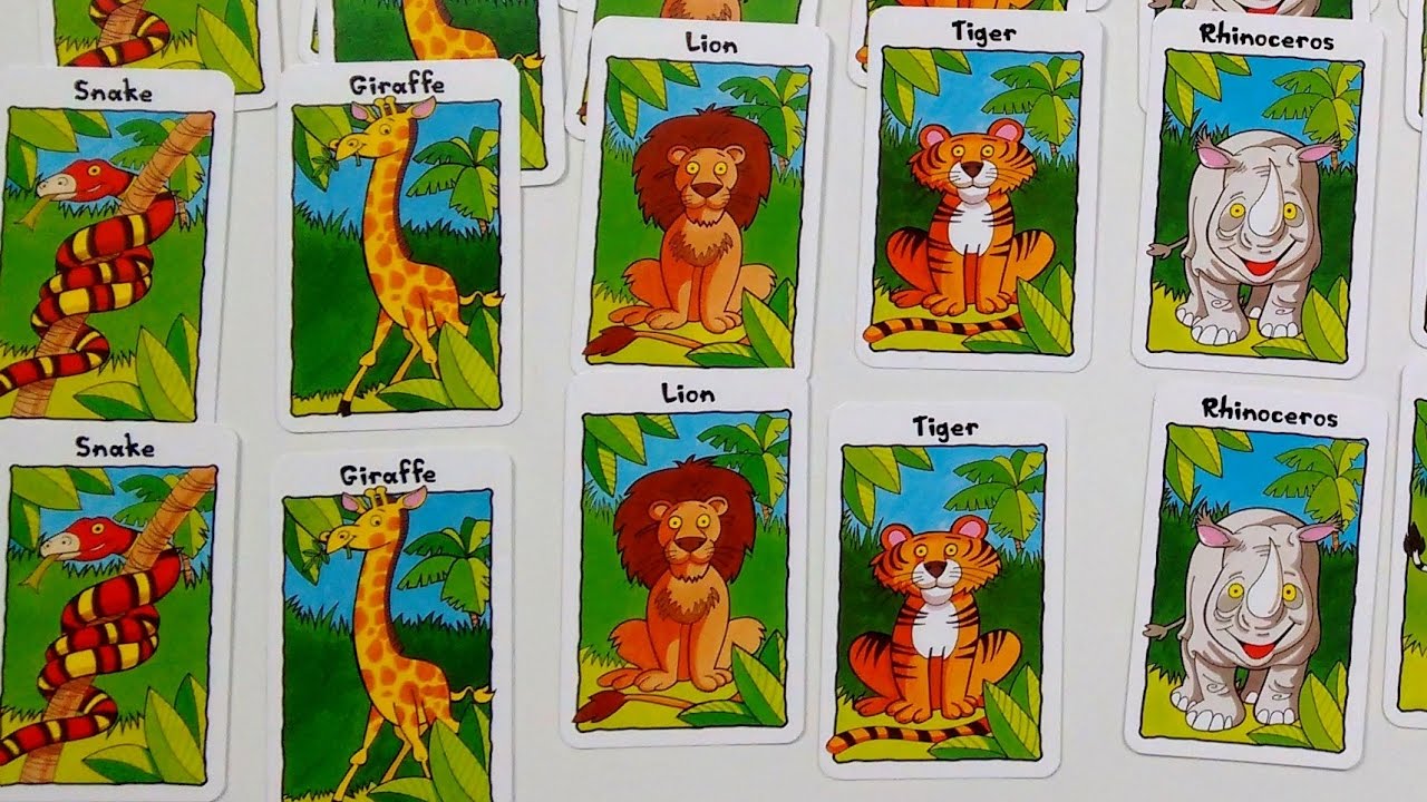 Learn The Names of Jungle Animals and Play Jungle Snaps with Me | Education | Fun | Animals