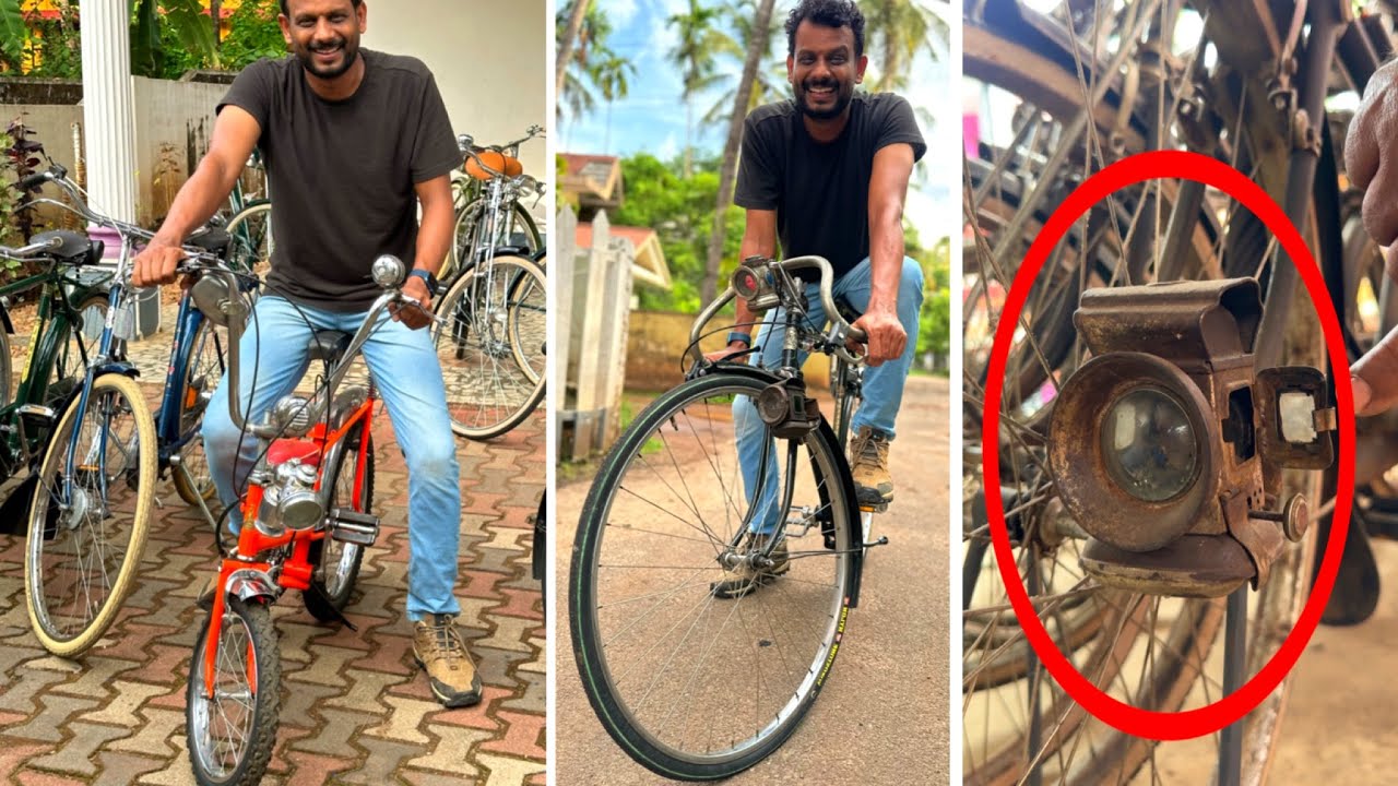 പല രാജ്യങ്ങളുടെ നുറു വർഷത്തിന് മുകളിൽ പഴക്കമുള്ള നൂറിന് മുകളിൽ സൈക്കിൾ ശേഖരവുമായി തൃശ്ശൂർ കാരൻ..😱