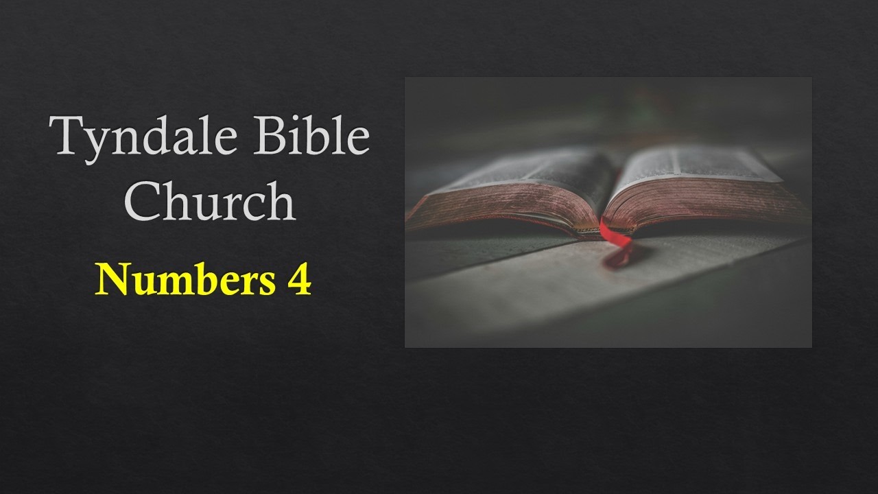 Numbers 4 | Levite Responsibilities & Census | The Holiness of God