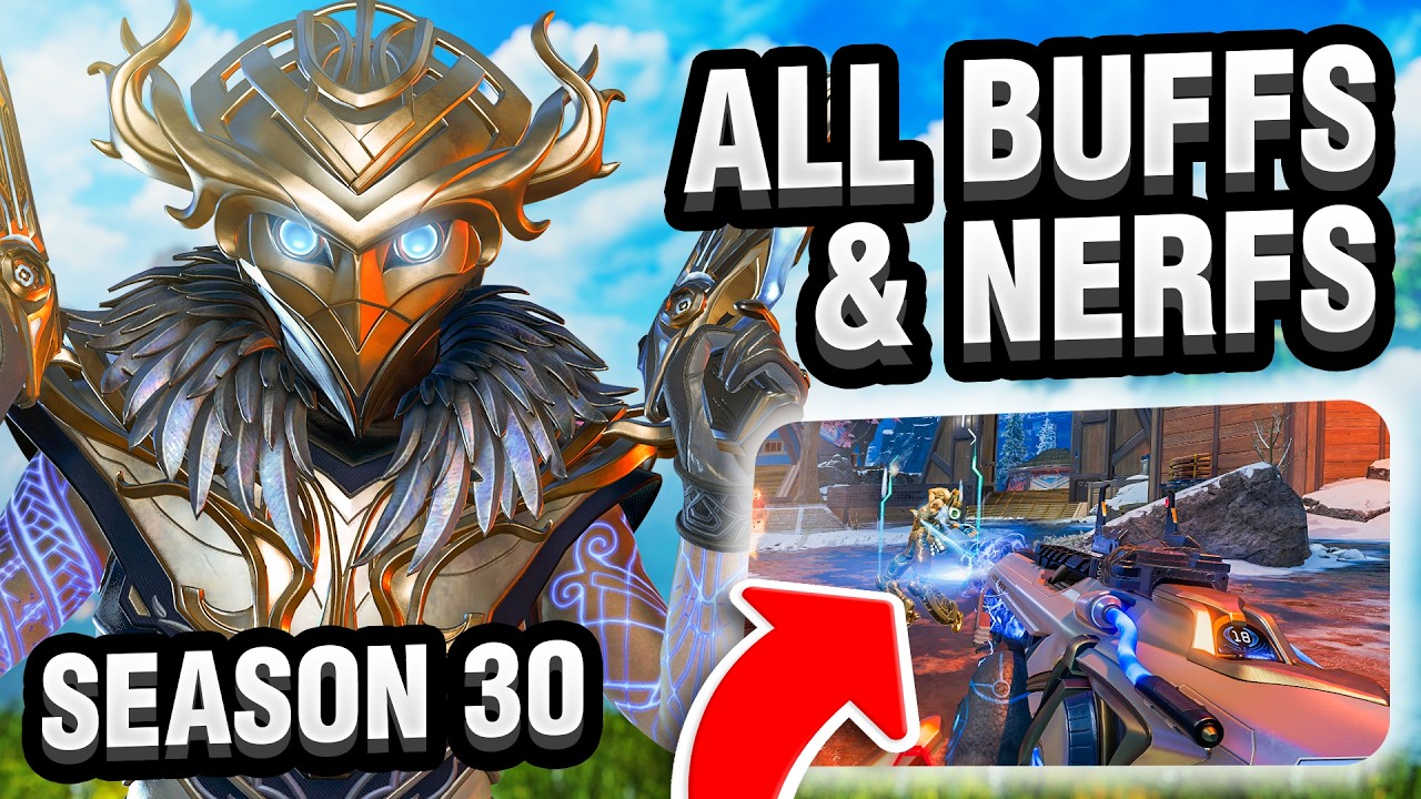 Showing All Buffs & Nerfs in Apex Season 30 - Every Legend & Weapon Change