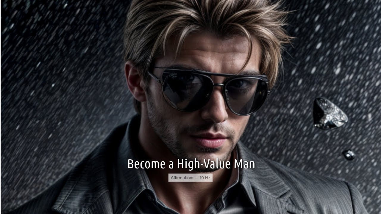 Become a High Value Man (Affirmations + 10 Hz)