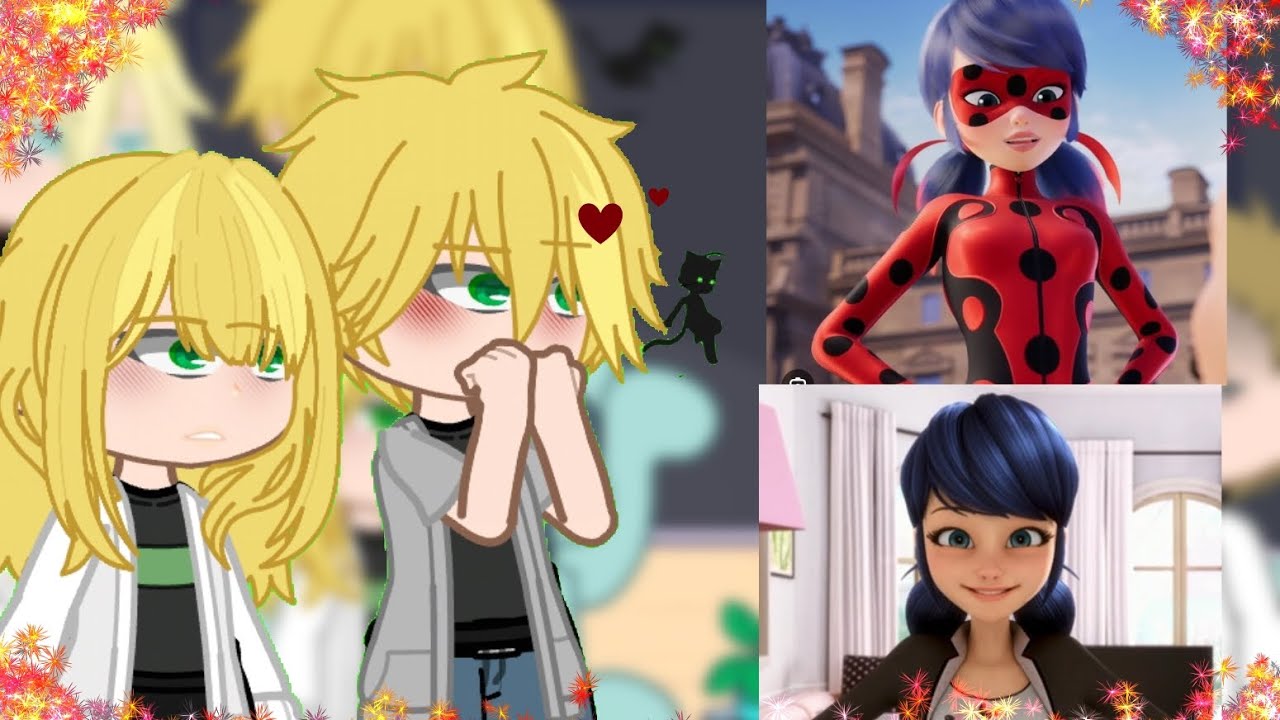 🐈‍⬛Adrien Alternate universes React Ladybug-Marinette MLB(GACHA)🇧🇷🇳🇿Parte 2