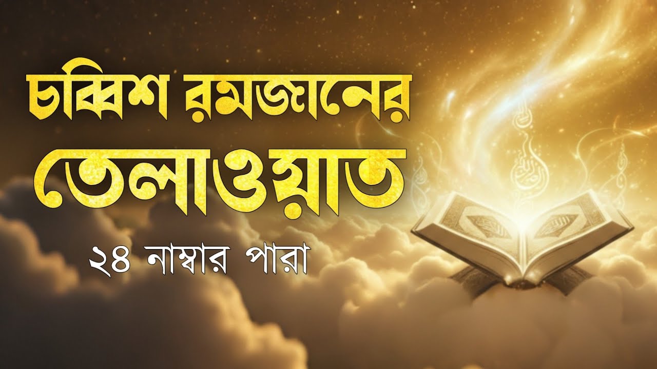 রমজানের চতু্র্বিংশ দিনের পবিত্র তেলাওয়াত | ২৪নাম্বার পারা | Ramadan Special Tilawat