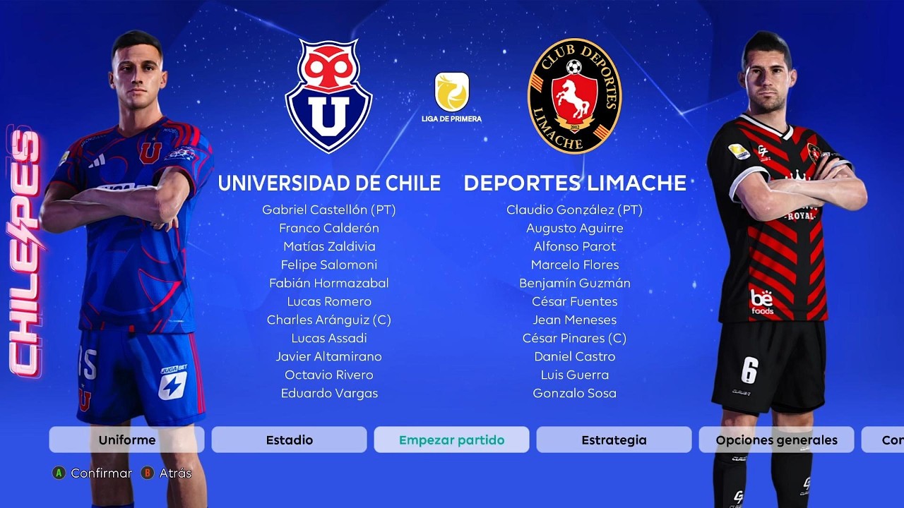 U. De Chile vs Deportes Limache   