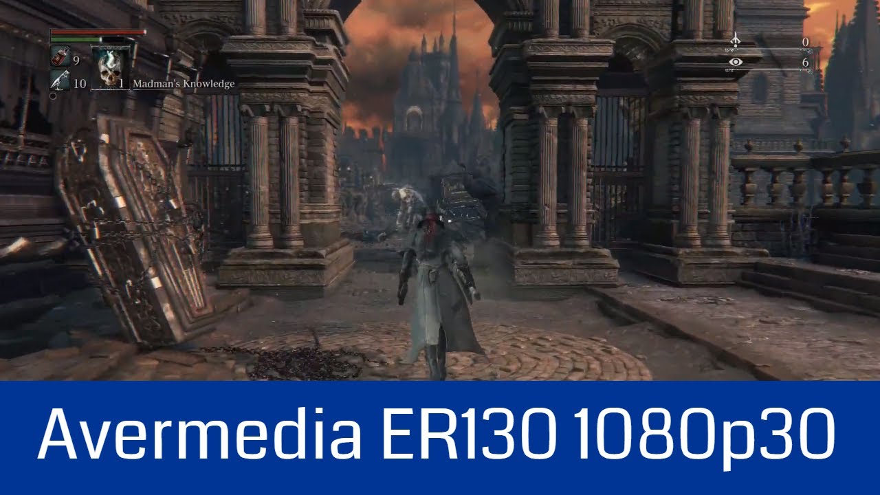 Avermedia ER130 1080p 30fps capture PS4 Bloodborne