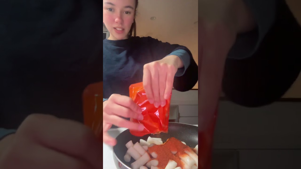 Fazendo comida coreana 