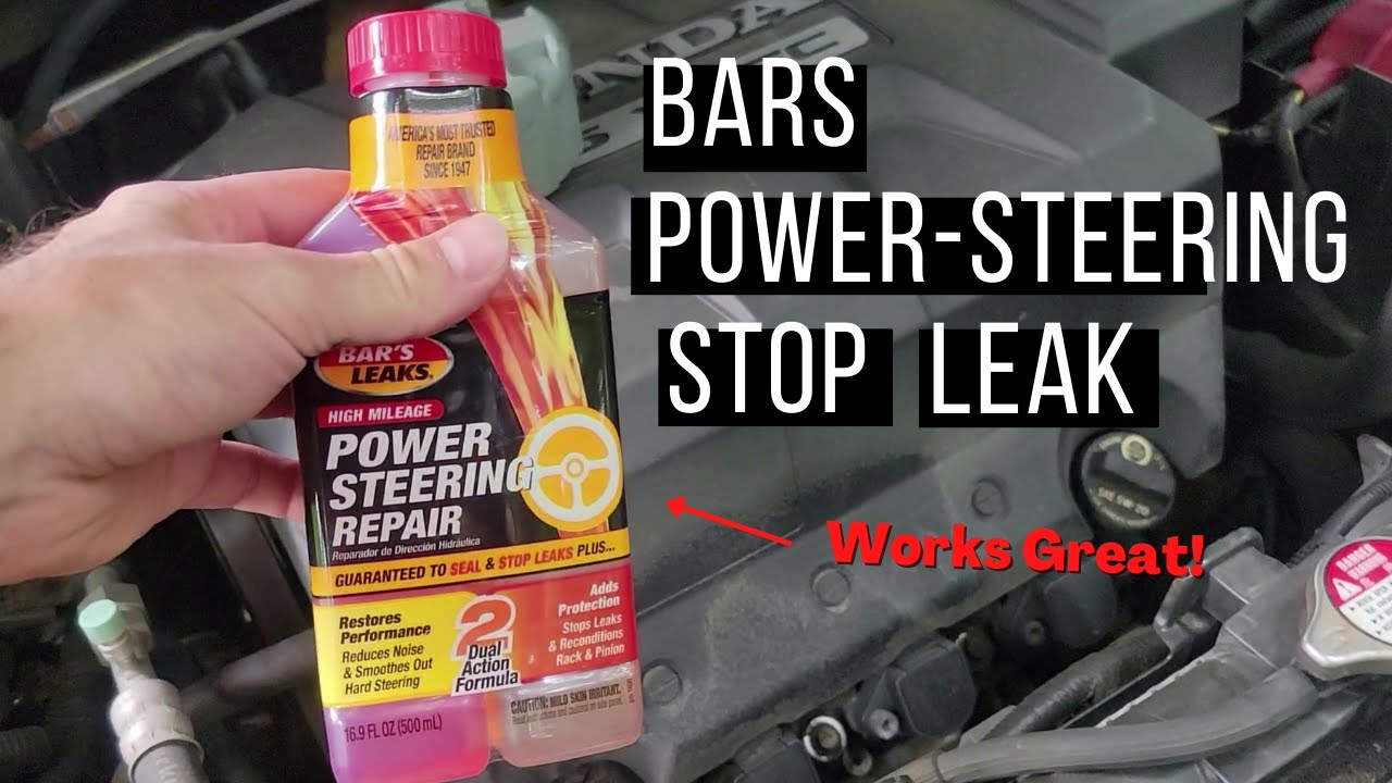 Bars Power Steering Stop Leak | Easy fix for Honda Ridgeline Power Steering Noise