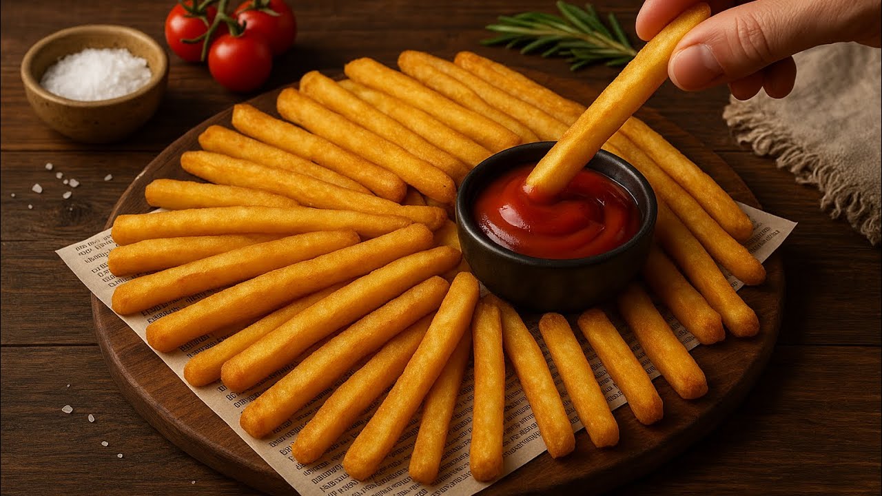 So hast du Pommes noch NIE gesehen! Mega knusprig, mega lang – und super einfach!