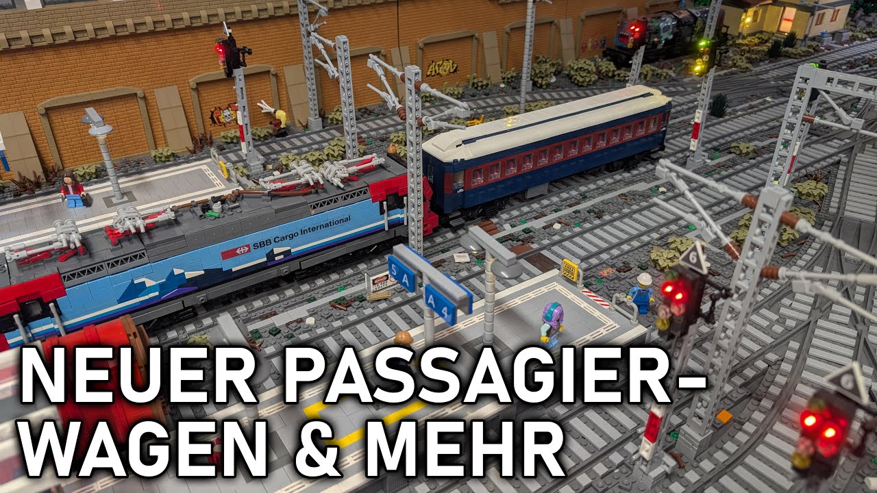 Neuer Passagierwagen (von LesDiy) und Probleme mit der Kuppel • BRICK WORLD UPDATE (450)