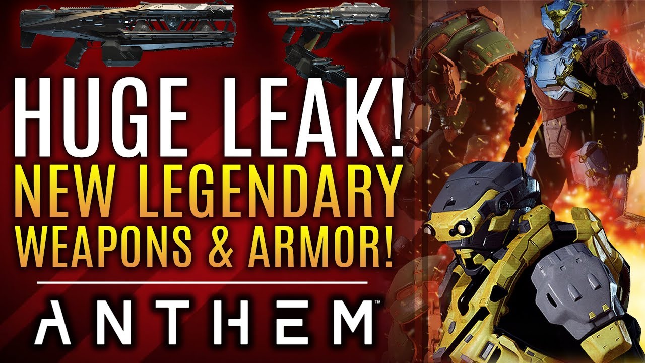 Anthem - New Legendary Weapons! New Armors!  All New Updates!