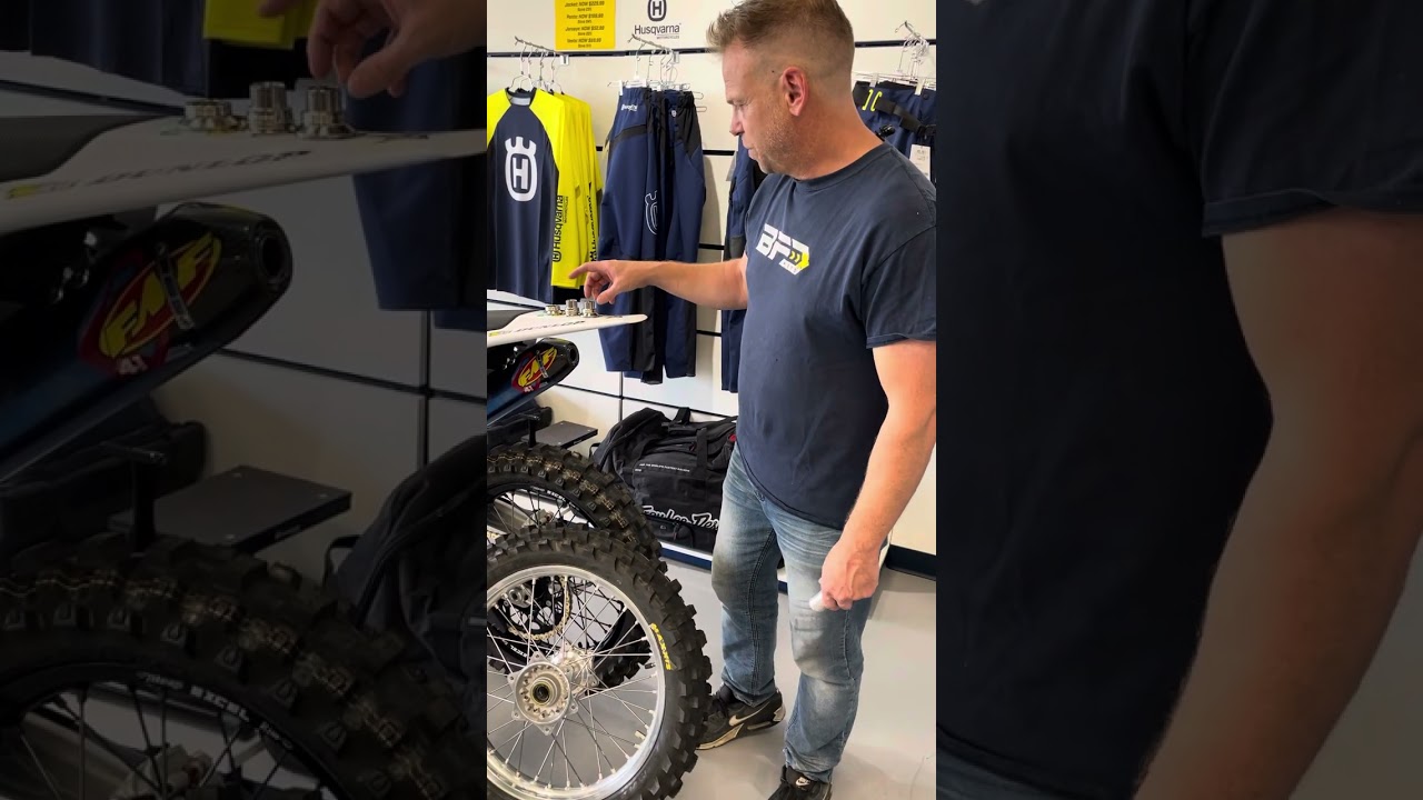 Making wheels fit on 2024 KTM model off road bikes
