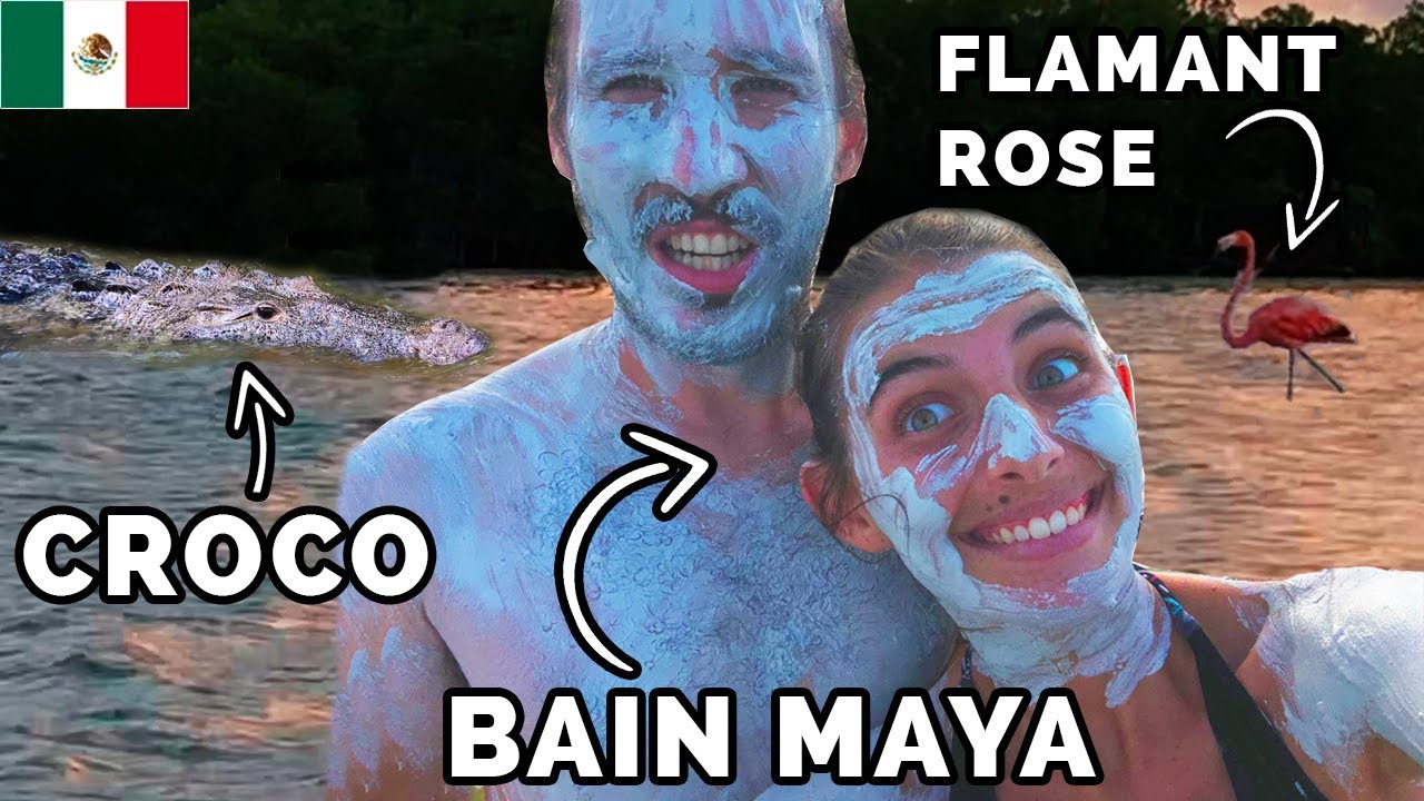 #26 On prend un BAIN MAYA AU MILIEU DES CROCODILES ET DES FLAMANTS ROSES au Mexique | TheVagabonds