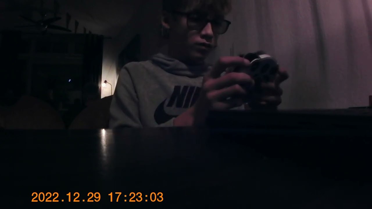 eerste clock solve op camera (sorry voor de kwaliteit)
