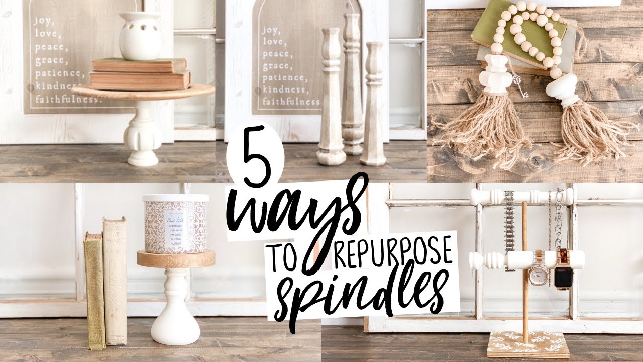 5 Ways To Repurpose Spindles DIY | Ashleigh Lauren