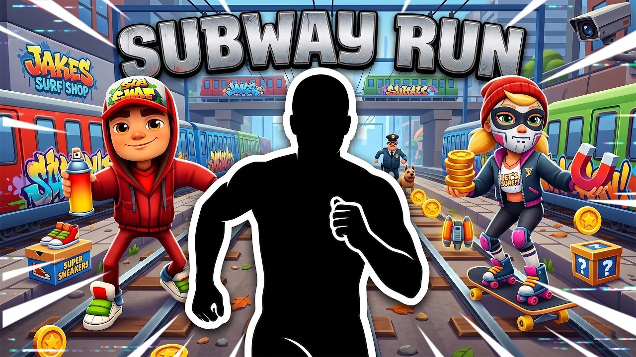 Immersive Interactive Warm Up / Subway Surfers Run / Cardio Game - Episode 27