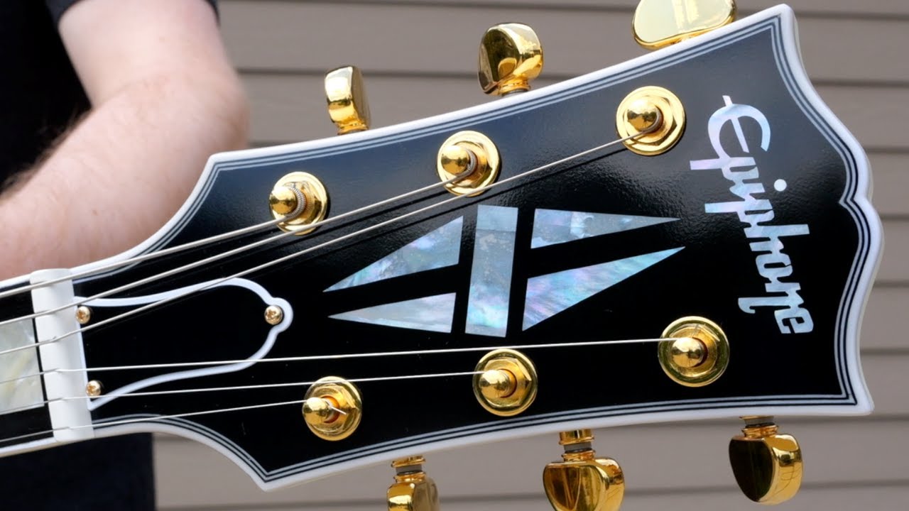 «Почти» идеальный Epiphone! | Обзор 2024 года, вдохновлённый Gibson Custom ES-355 White 1959 года