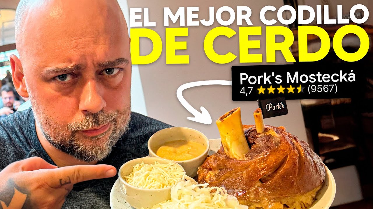 Probando el MEJOR CODILLO DE CERDO en Praga