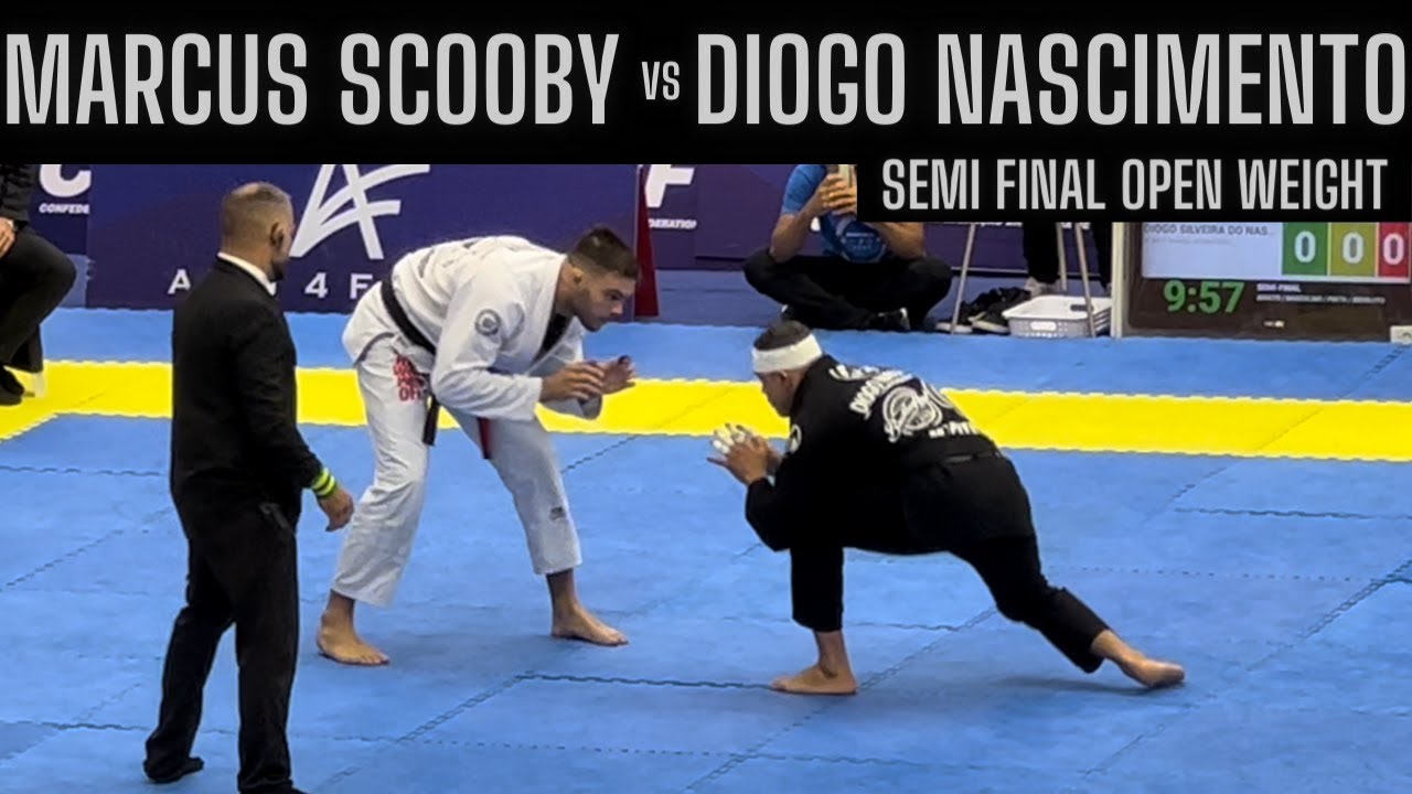 Semi Final- Marcus Scooby Ribeiro vs Diogo do Nascimento. Absoluto Brasileiro de Jiu Jitsu 2022.