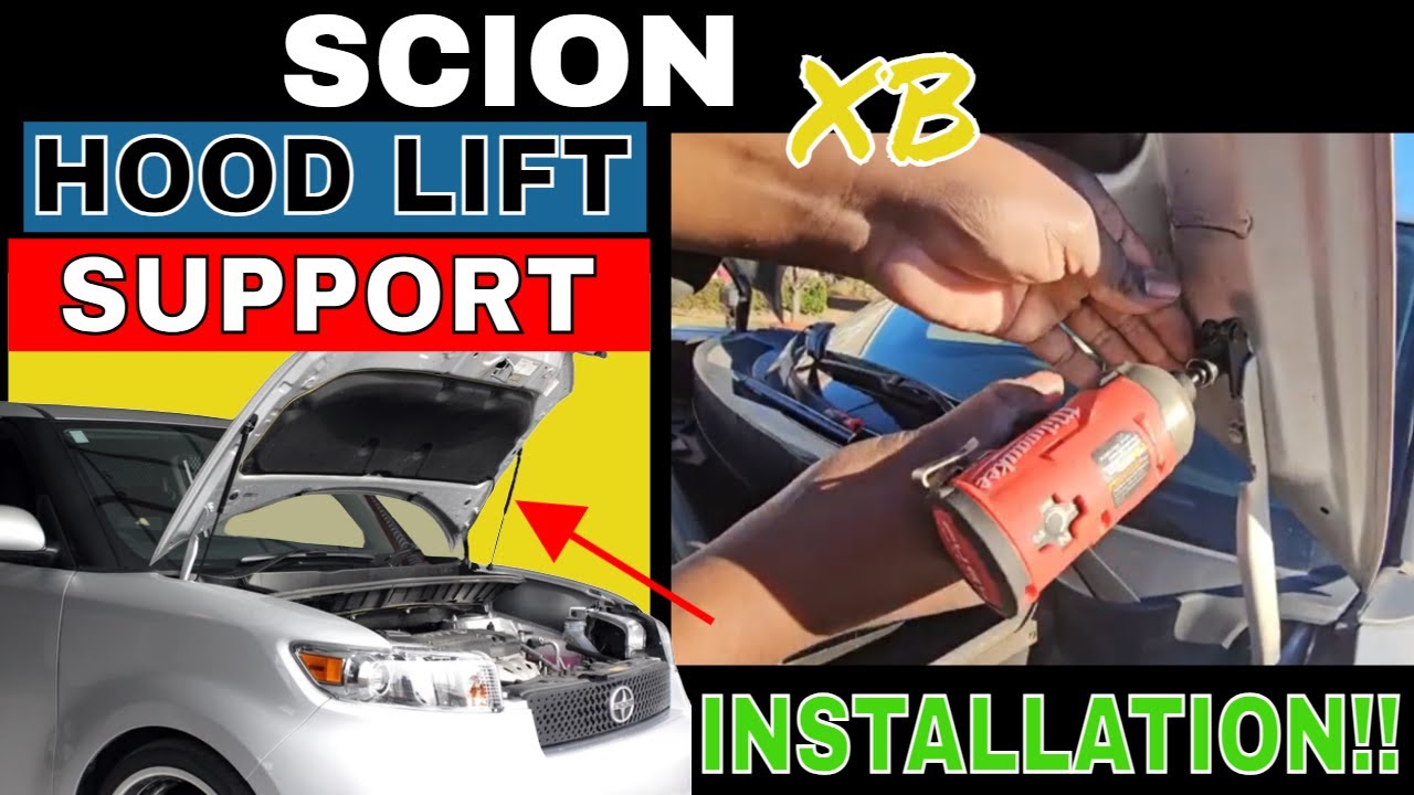 Upgrade your Scion xB 2nd Gen with TSUBASA Auto Hood Lift Supports (JOATD)