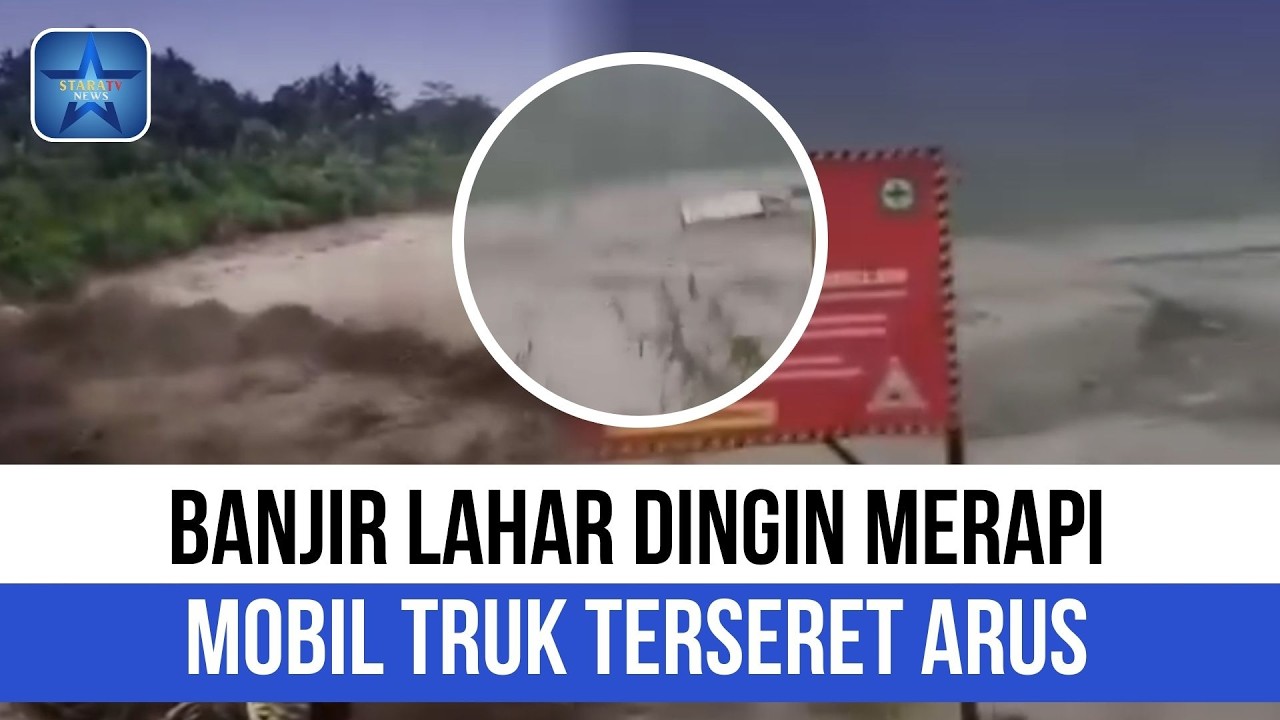 Banjir Lahar Dingin Terjang Sungai Senowo | Tambang Pasir di Lereng Gunung Merapi Terdampak