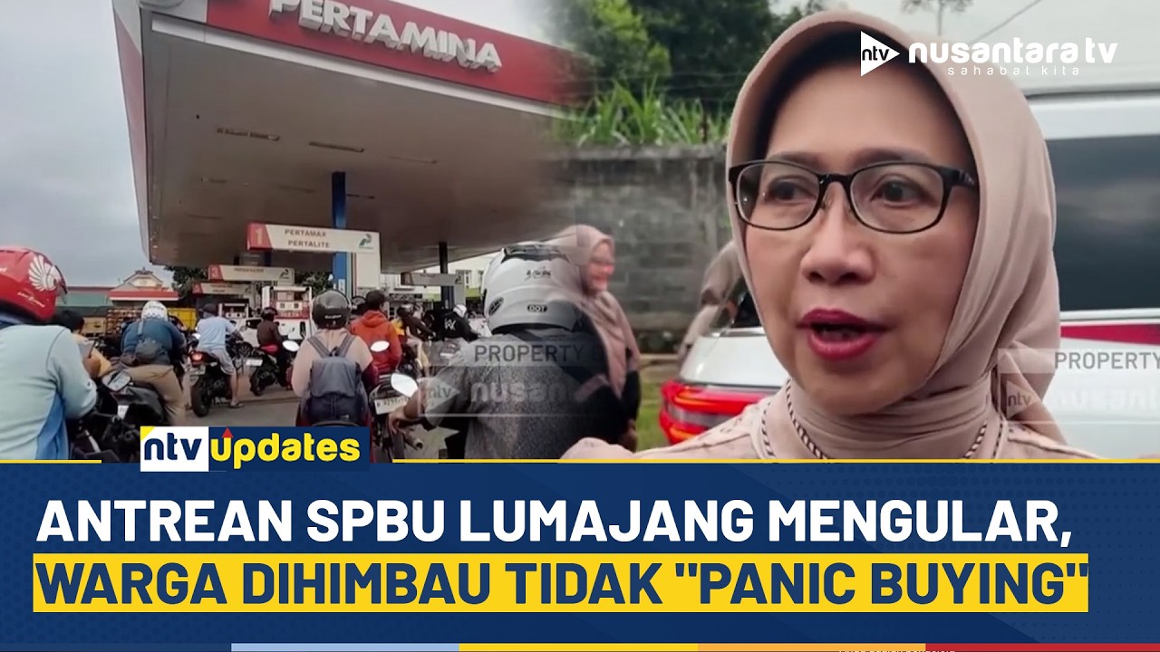 Warga Lumajang Panik! Antrean BBM Mengular di SPBU Usai Isu Konflik Timur Tengah | NTV UPDATES