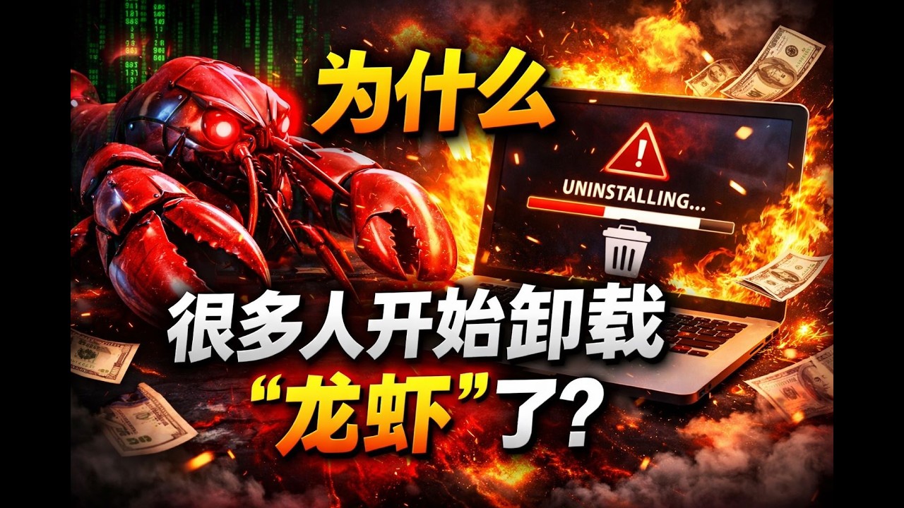 为什么很多人开始卸载“龙虾 OpenClaw”了#科普 #养龙虾 #openclaw #人工智能 #卸载龙虾