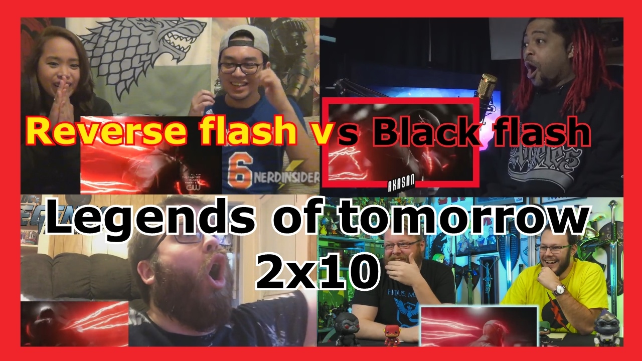 Reacciones: Reverse Flash vs Black Flash | Legends of tomorrow 2x10 '