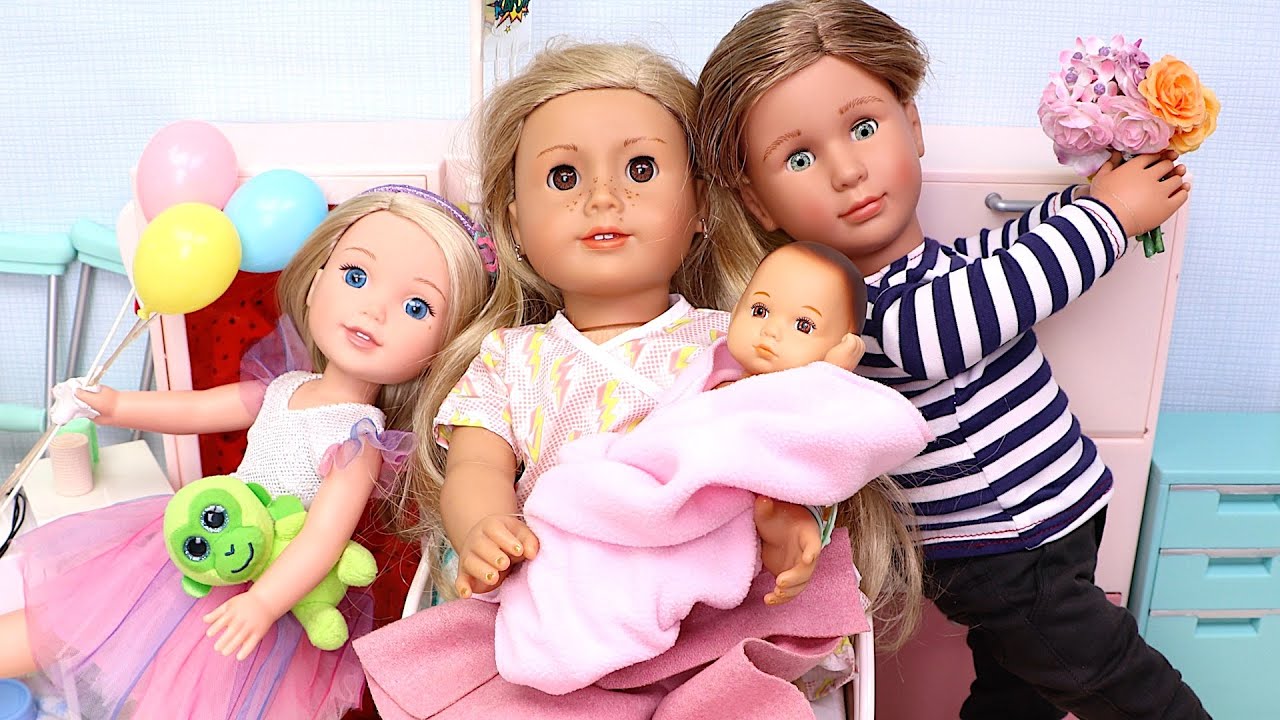 Welcome the newborn! PLAY DOLLS 15 min family stories
