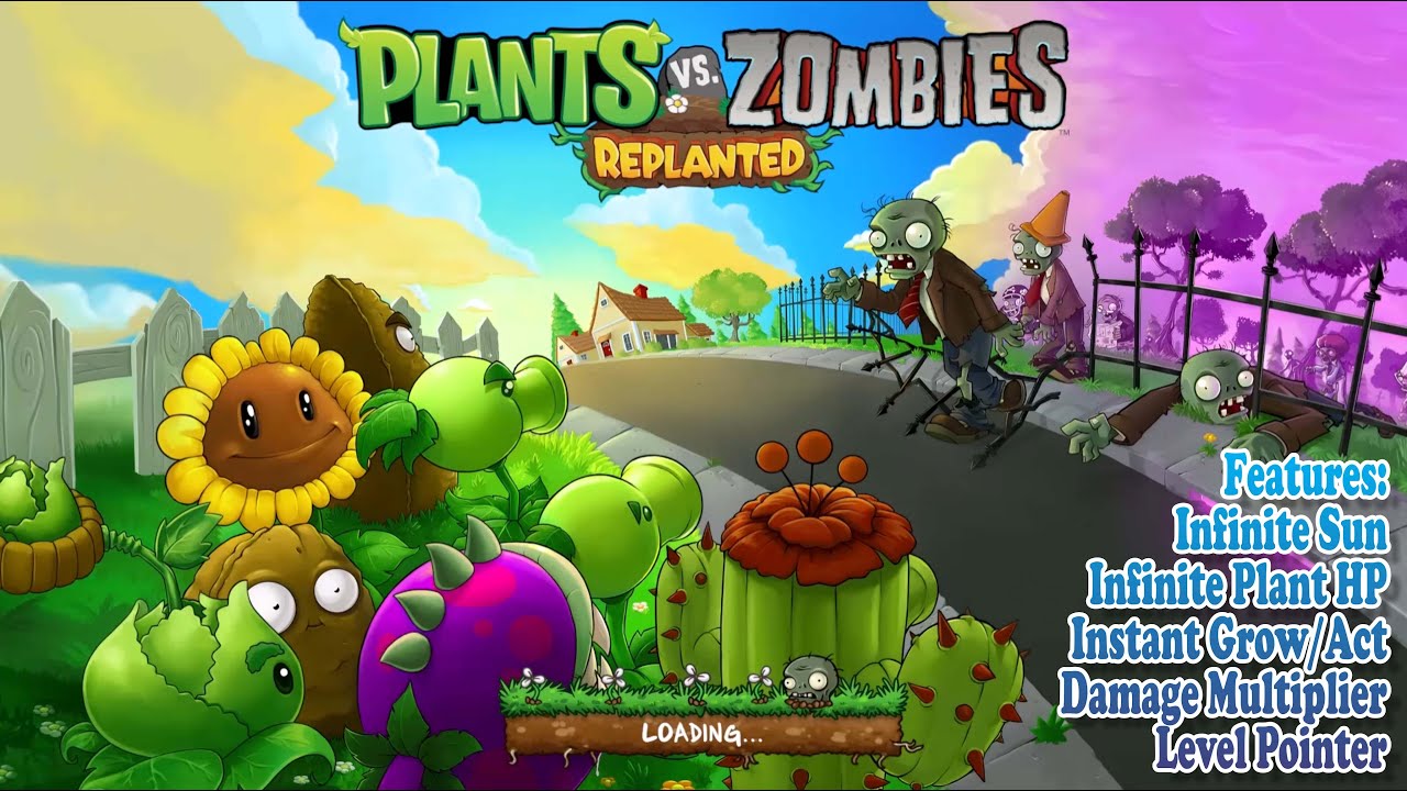PLANT VS ZOMBIES: REPLANTED Gameplay + CHEAT ENGINE | Nyoba game memorable [#1]