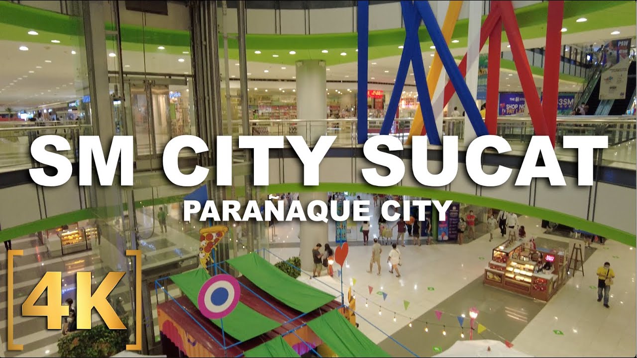 SM City Sucat | Mall Walking Tour | 4K | Para&ntilde;aque City, Philippines