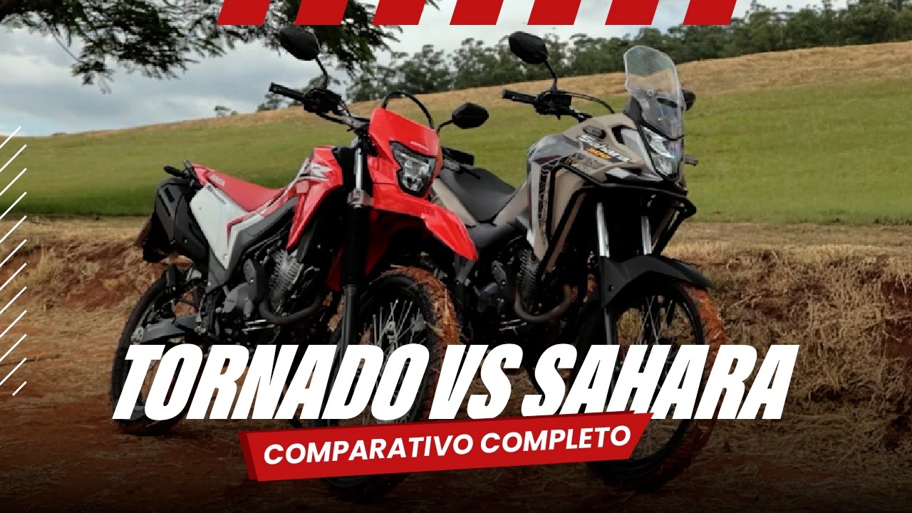 HONDA SAHARA 300 VS XR 300L TORNADO | COMPARATIVO COMPLETO