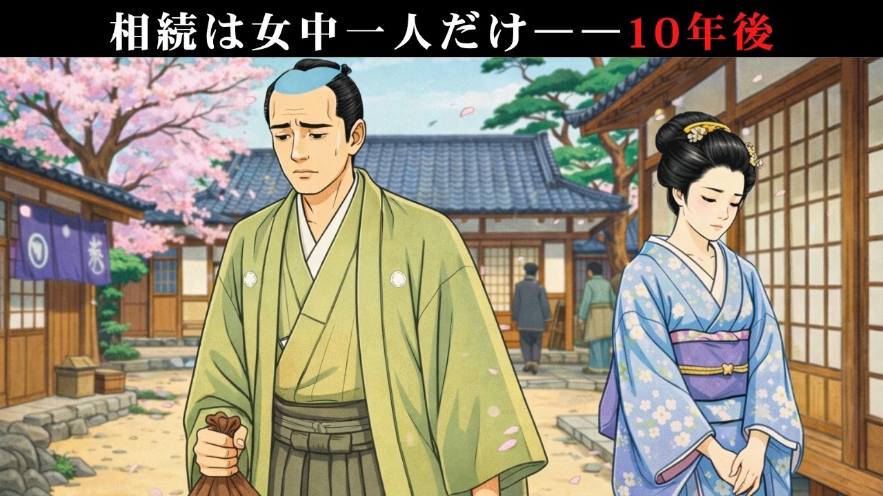 笑われ者だった金持ちの末っ子、相続は女中一人――10年後、全員が言葉を失った理由【江戸史の暗部】【歴史好奇心】