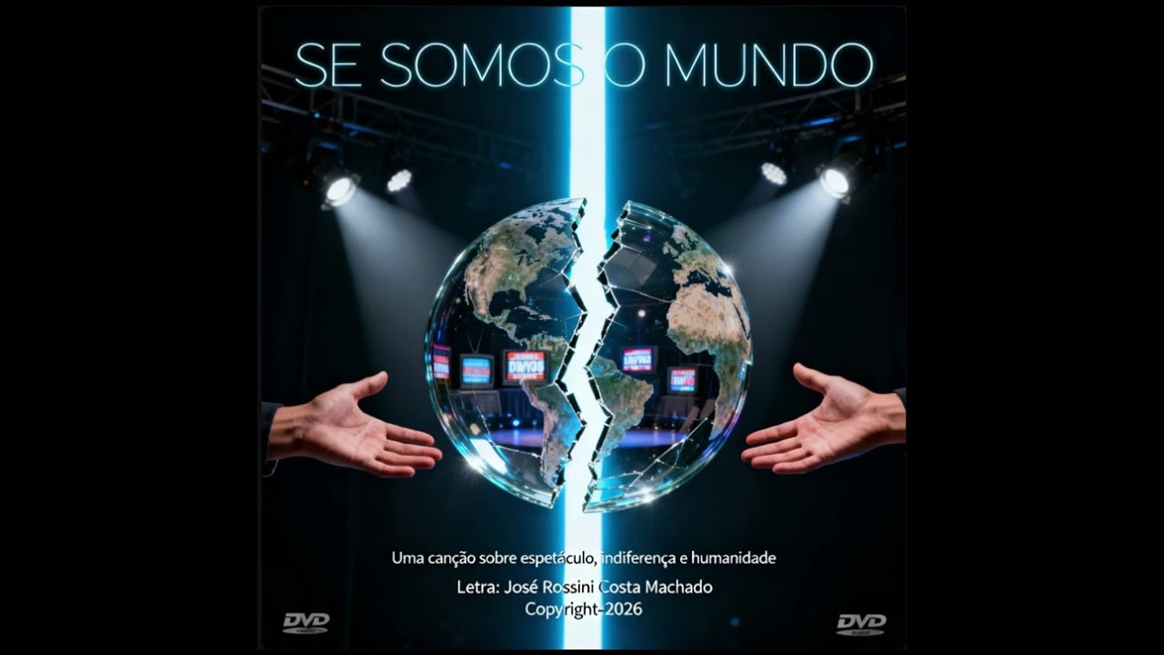 "Se Nós Somos o Mundo", é minha canção sobre espetáculo, indiferença e humanidade.